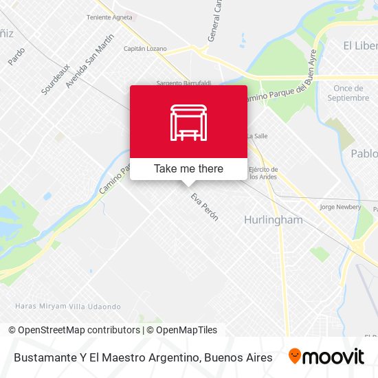 Bustamante Y El Maestro Argentino map