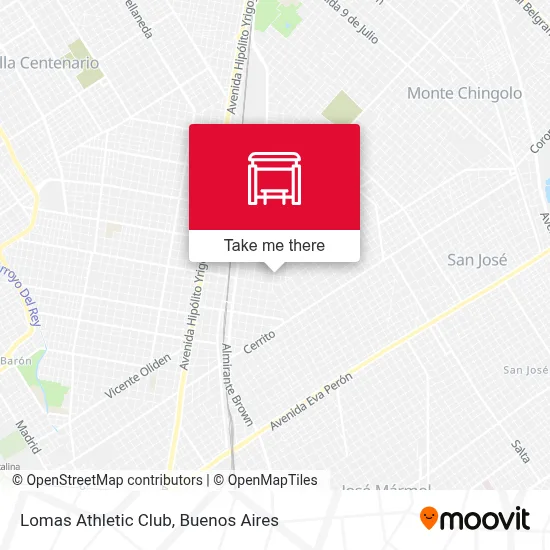 Lomas Athletic Club map
