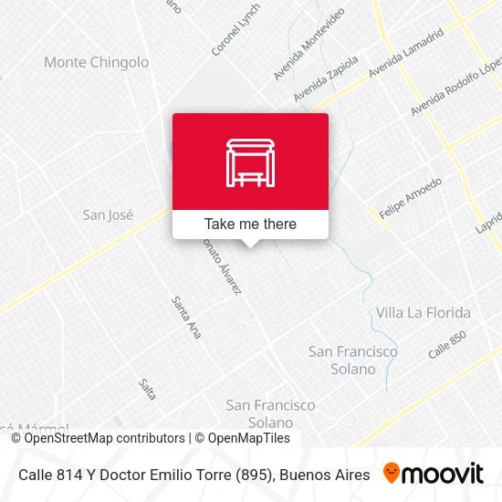 Calle 814 Y Doctor Emilio Torre (895) map
