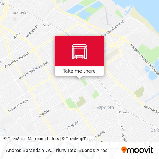 Andrés Baranda Y Av. Triunvirato map