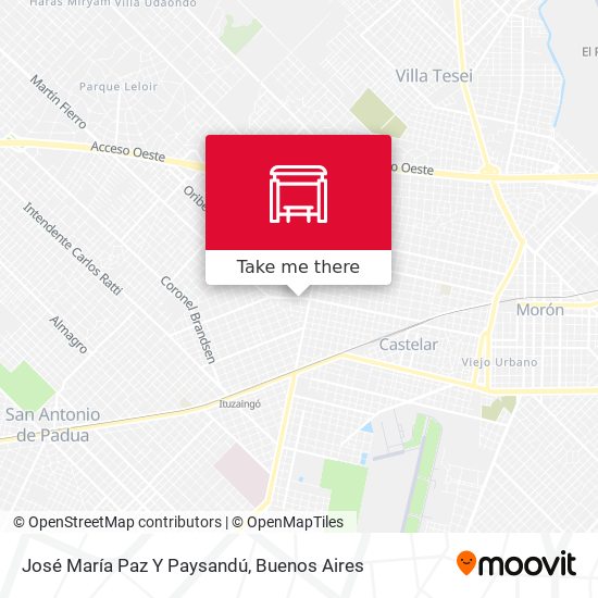 José María Paz Y Paysandú map
