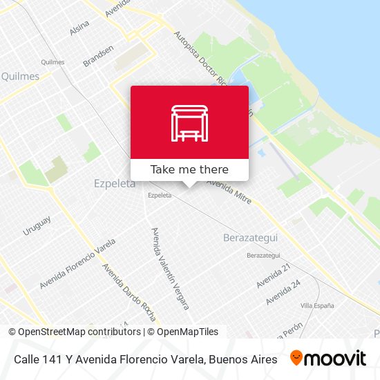Calle 141 Y Avenida Florencio Varela map