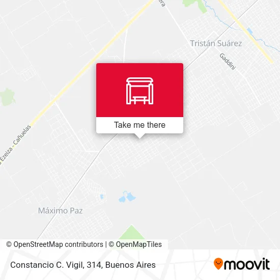 Constancio C. Vigil, 314 map