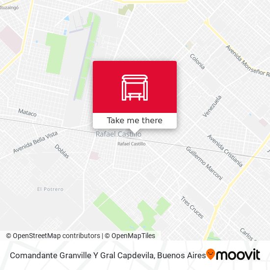 Comandante Granville Y Gral Capdevila map