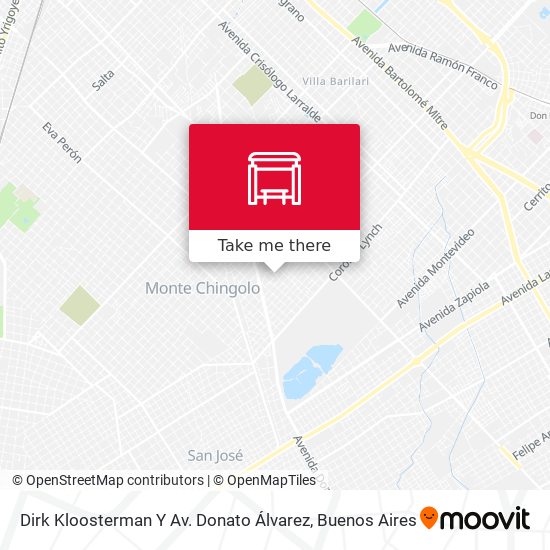 Dirk Kloosterman Y Av. Donato Álvarez map