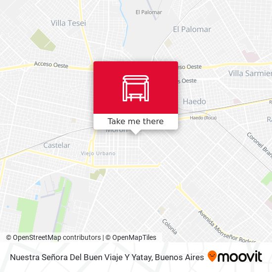 Nuestra Señora Del Buen Viaje Y Yatay map