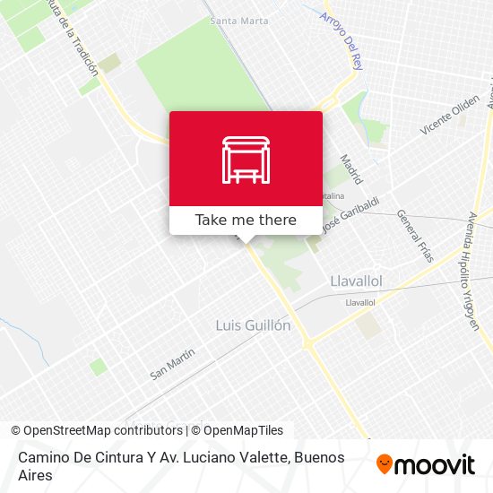 Camino De Cintura Y Av. Luciano Valette map