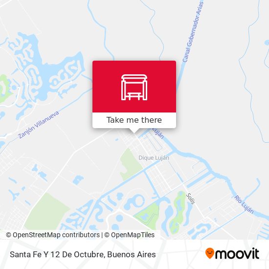 Mapa de Santa Fe Y 12 De Octubre
