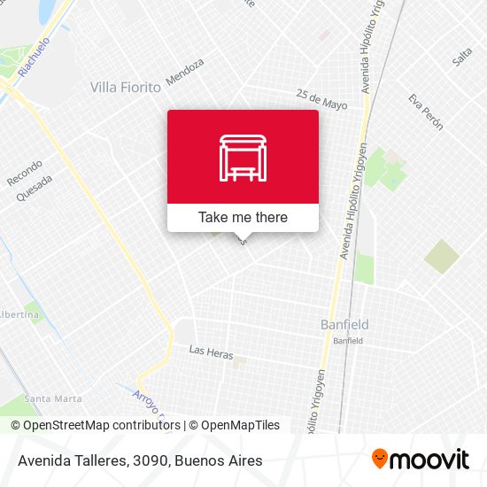 Avenida Talleres, 3090 map