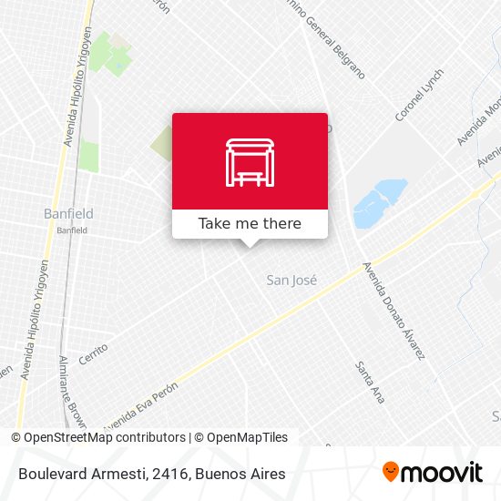 Mapa de Boulevard Armesti, 2416