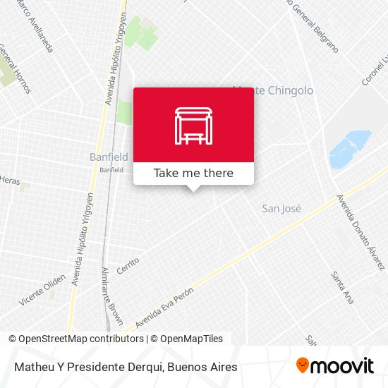 Matheu Y Presidente Derqui map