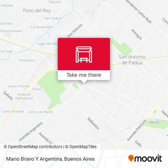 Mario Bravo Y Argentina map