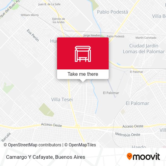 Camargo Y Cafayate map