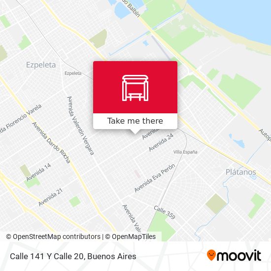 Calle 141 Y Calle 20 map