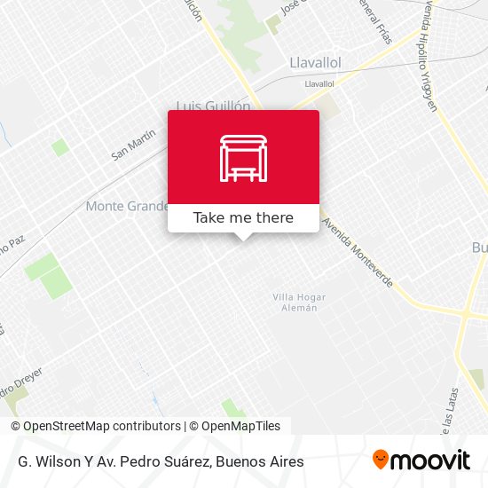 G. Wilson Y Av. Pedro Suárez map