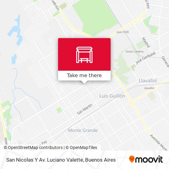 San Nicolas Y Av. Luciano Valette map
