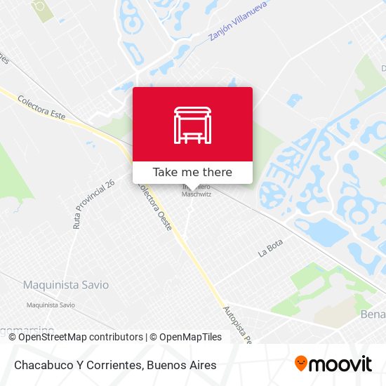 Chacabuco Y Corrientes map