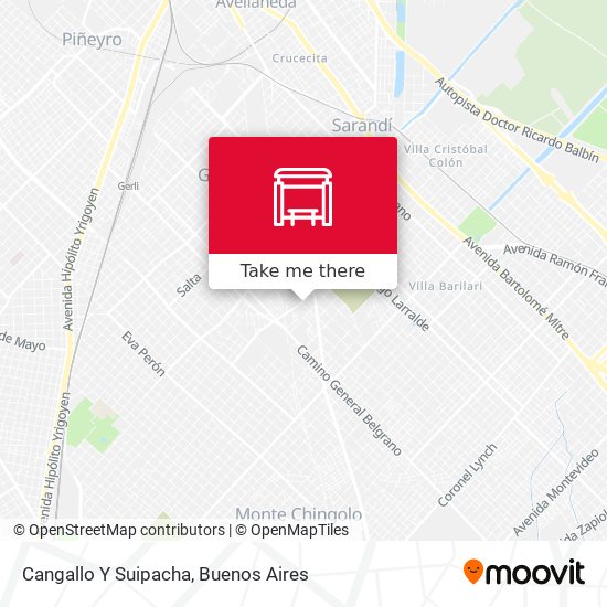 Cangallo Y Suipacha map