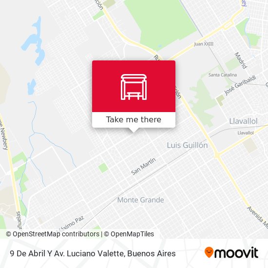 9 De Abril Y Av. Luciano Valette map
