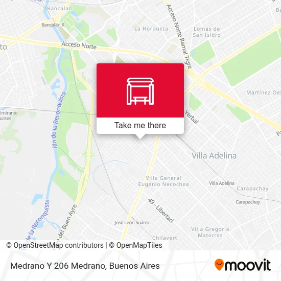 Medrano Y 206 Medrano map