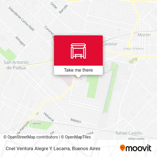 Cnel Ventura Alegre Y Lacarra map