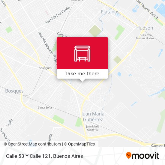 Mapa de Calle 53 Y Calle 121