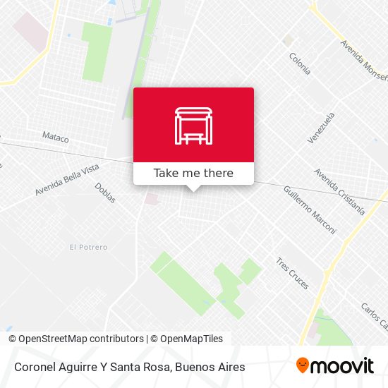 Mapa de Coronel Aguirre Y Santa Rosa
