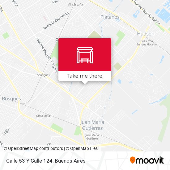 Mapa de Calle 53 Y Calle 124