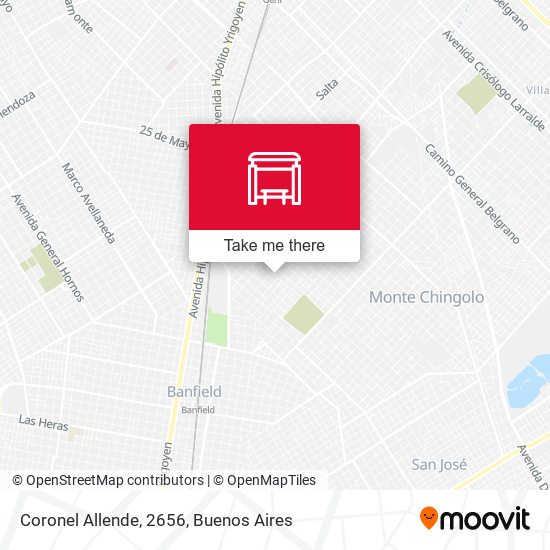 Coronel Allende, 2656 map
