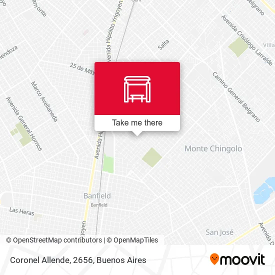 Coronel Allende, 2656 map