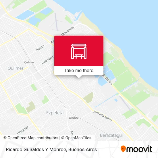 Ricardo Guiraldes Y Monroe map