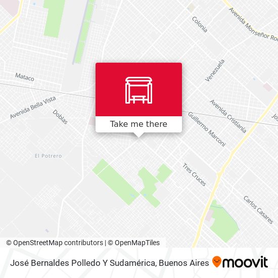 José Bernaldes Polledo Y Sudamérica map
