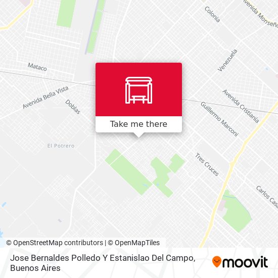 Mapa de Jose Bernaldes Polledo Y Estanislao Del Campo