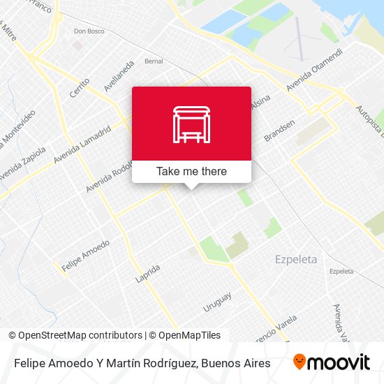 Felipe Amoedo Y Martín Rodríguez map