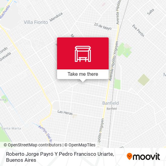 Roberto Jorge Payró Y Pedro Francisco Uriarte map