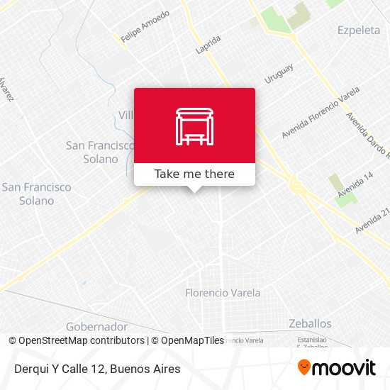 Mapa de Derqui Y Calle 12