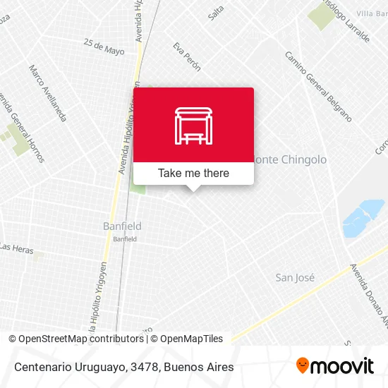 Centenario Uruguayo, 3478 map