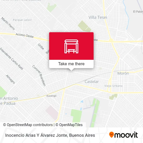Inocencio Arias Y Álvarez Jonte map