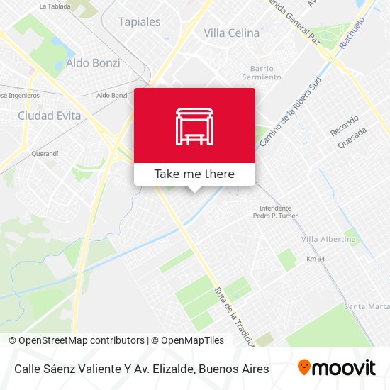 Calle Sáenz Valiente Y Av. Elizalde map
