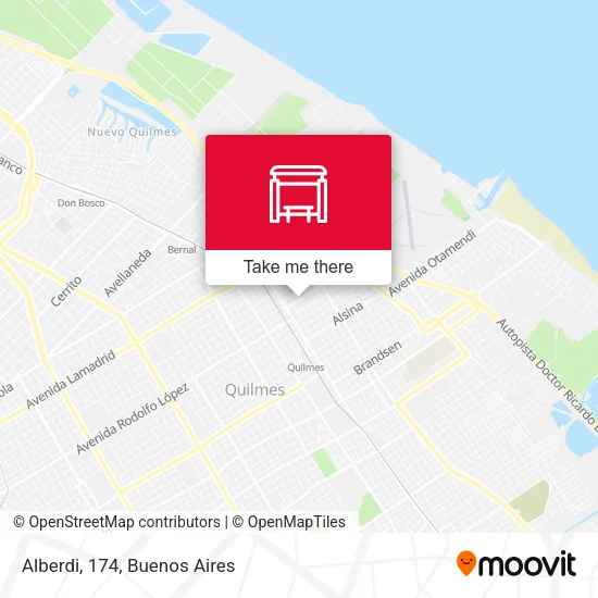 Alberdi, 174 map