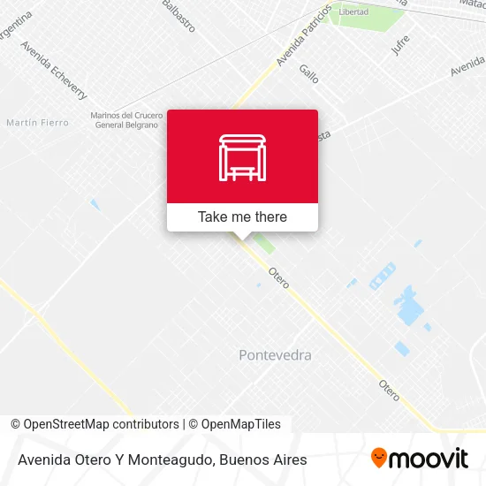 Avenida Otero Y Monteagudo map