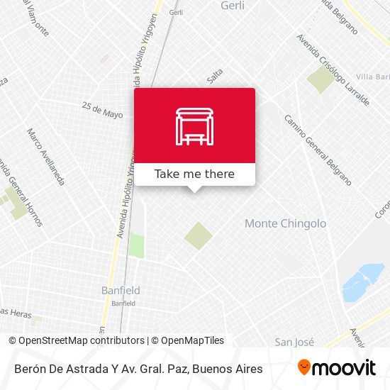 Berón De Astrada Y Av. Gral. Paz map