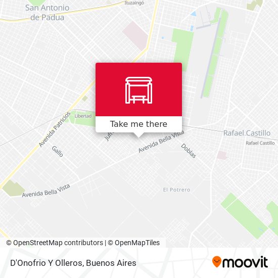 Mapa de D'Onofrio Y Olleros