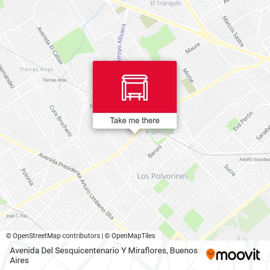 Mapa de Avenida Del Sesquicentenario Y Miraflores