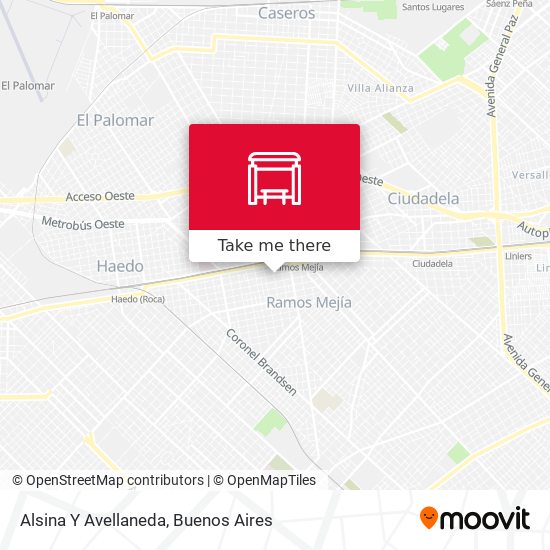 Alsina Y Avellaneda map