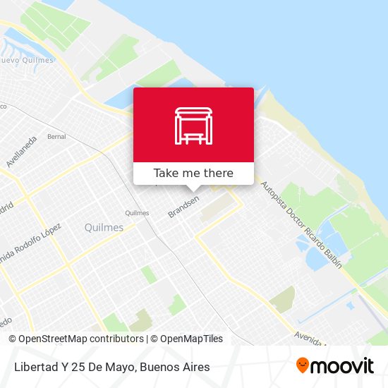 Libertad Y 25 De Mayo map
