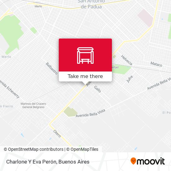 Mapa de Charlone Y Eva Perón