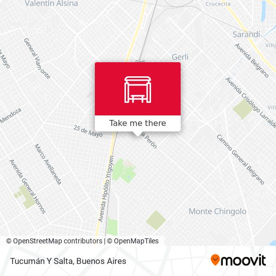 Tucumán Y Salta map