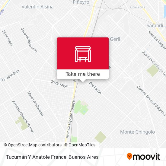 Tucumán Y Anatole France map