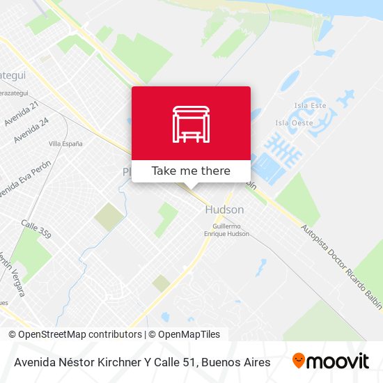 Avenida Néstor Kirchner Y Calle 51 map